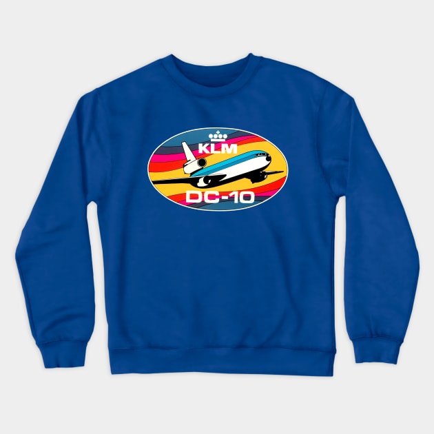 KLM Royal Dutch Airlines Crewneck Sweatshirt by DCMiller01